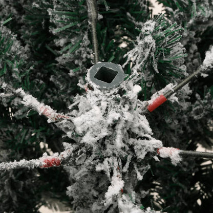 Künstlicher Weihnachtsbaum Klappbar Beschneit 120 cm