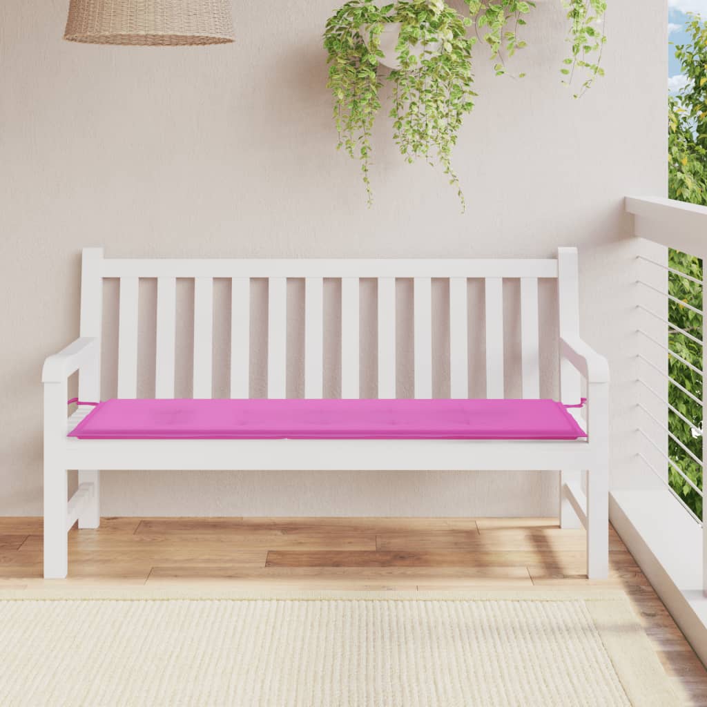 Gartenbank-Auflage Rosa 150x50x3 cm Oxford-Gewebe