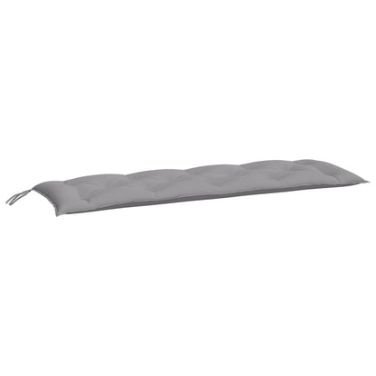 Gartenbank-Auflage Grau 150x50x7 cm Oxford-Gewebe