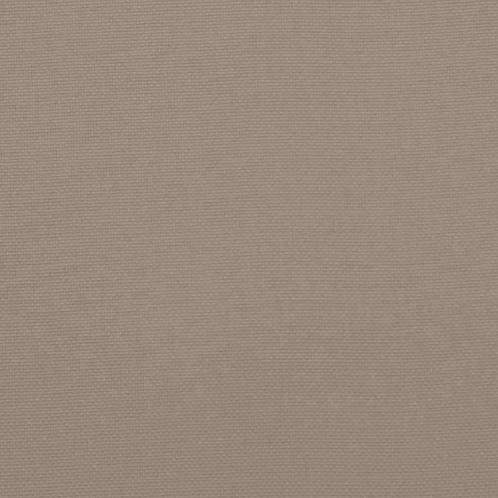 Gartenbank-Auflage Taupe 150x50x7 cm Oxford-Gewebe