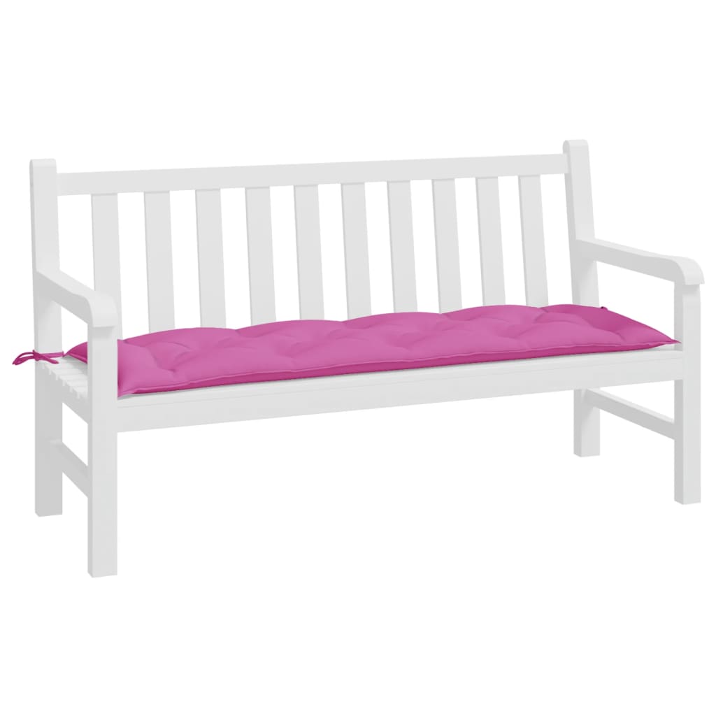 Gartenbank-Auflage Rosa 150x50x7 cm Oxford-Gewebe