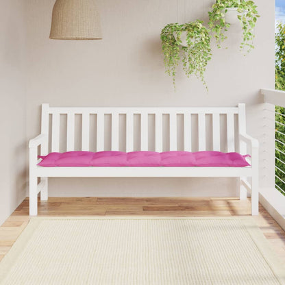 Gartenbank-Auflage Rosa 180x50x7 cm Oxford-Gewebe