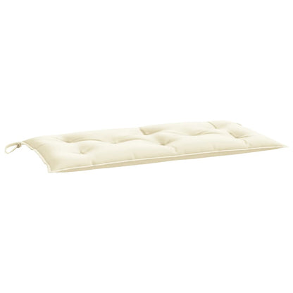 Gartenbank-Auflagen 2 Stk. Creme 100x50x7 cm Oxford-Gewebe