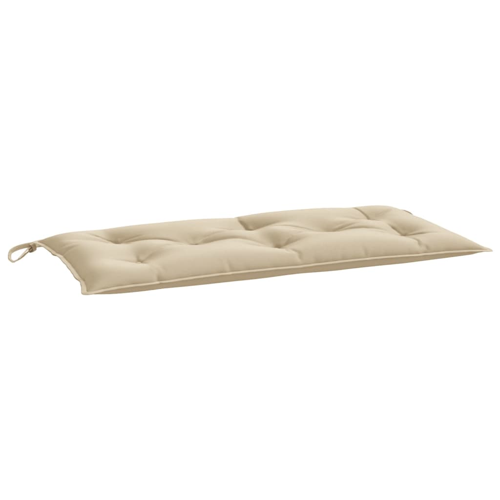 Gartenbank-Auflagen 2 Stk. Beige 100x50x7 cm Oxford-Gewebe