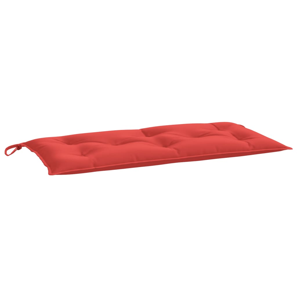 Gartenbank-Auflagen 2 Stk. Rot 100x50x7 cm Oxford-Gewebe