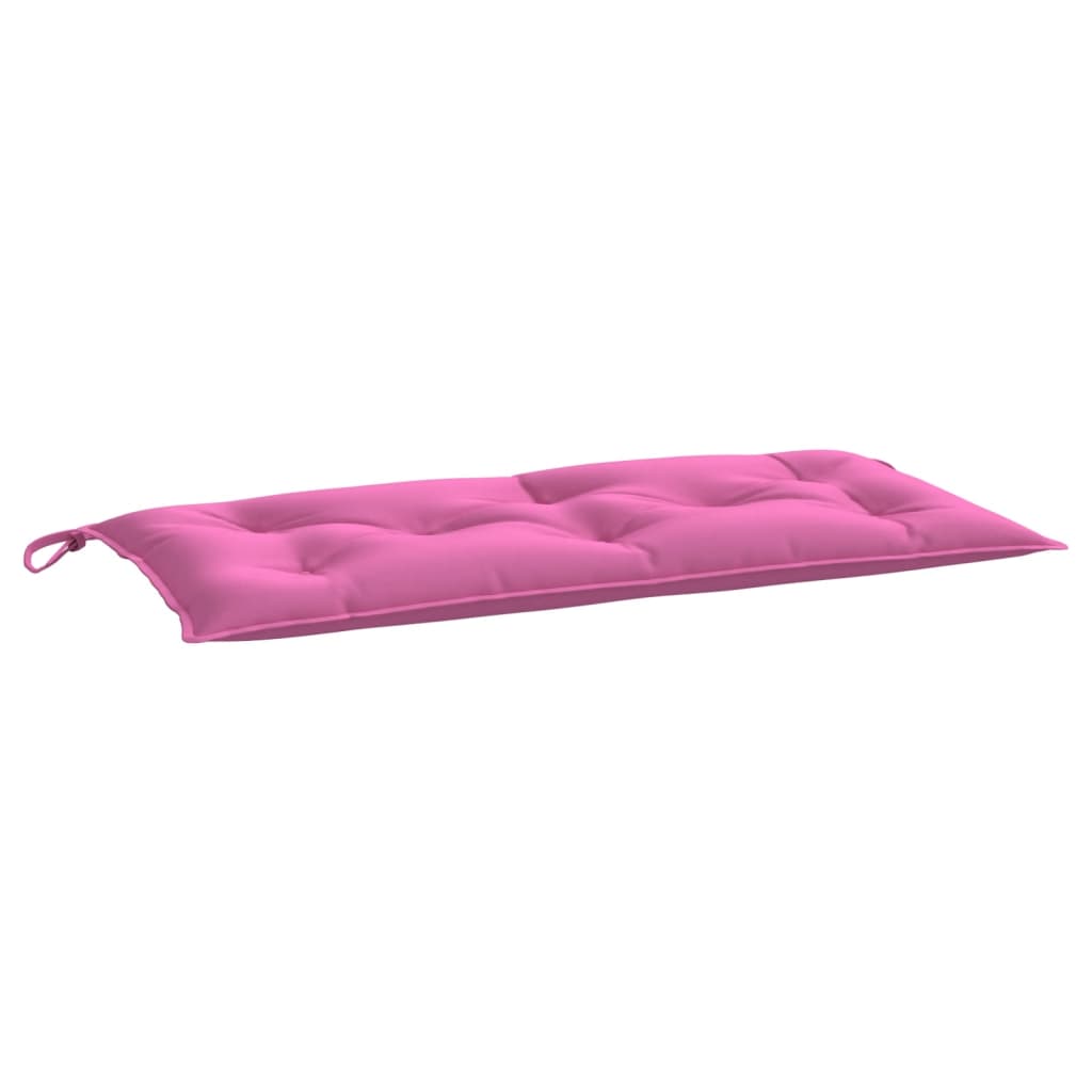 Gartenbank-Auflagen 2 Stk. Rosa 100x50x7 cm Stoff