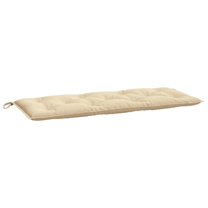 Gartenbank-Auflagen 2 Stk. Beige 120x50x7 cm Oxford-Gewebe