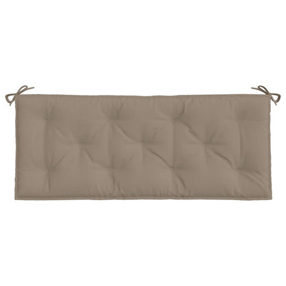 Gartenbank-Auflagen 2 Stk. Taupe 120x50x7 cm Oxford-Gewebe