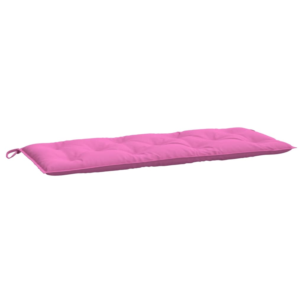 Gartenbank-Auflagen 2 Stk. Rosa 120x50x7 cm Stoff