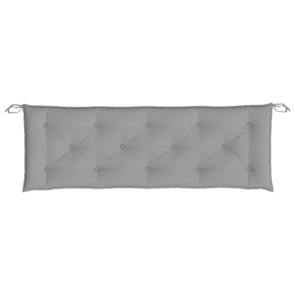 Gartenbank-Auflagen 2 Stk. Grau 150x50x7 cm Oxford-Gewebe