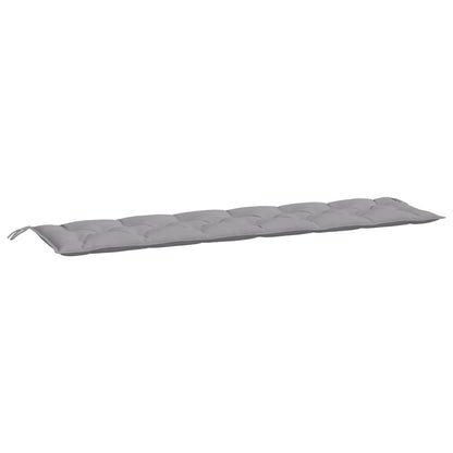 Gartenbank-Auflagen 2 Stk. Grau 200x50x7 cm Oxford-Gewebe