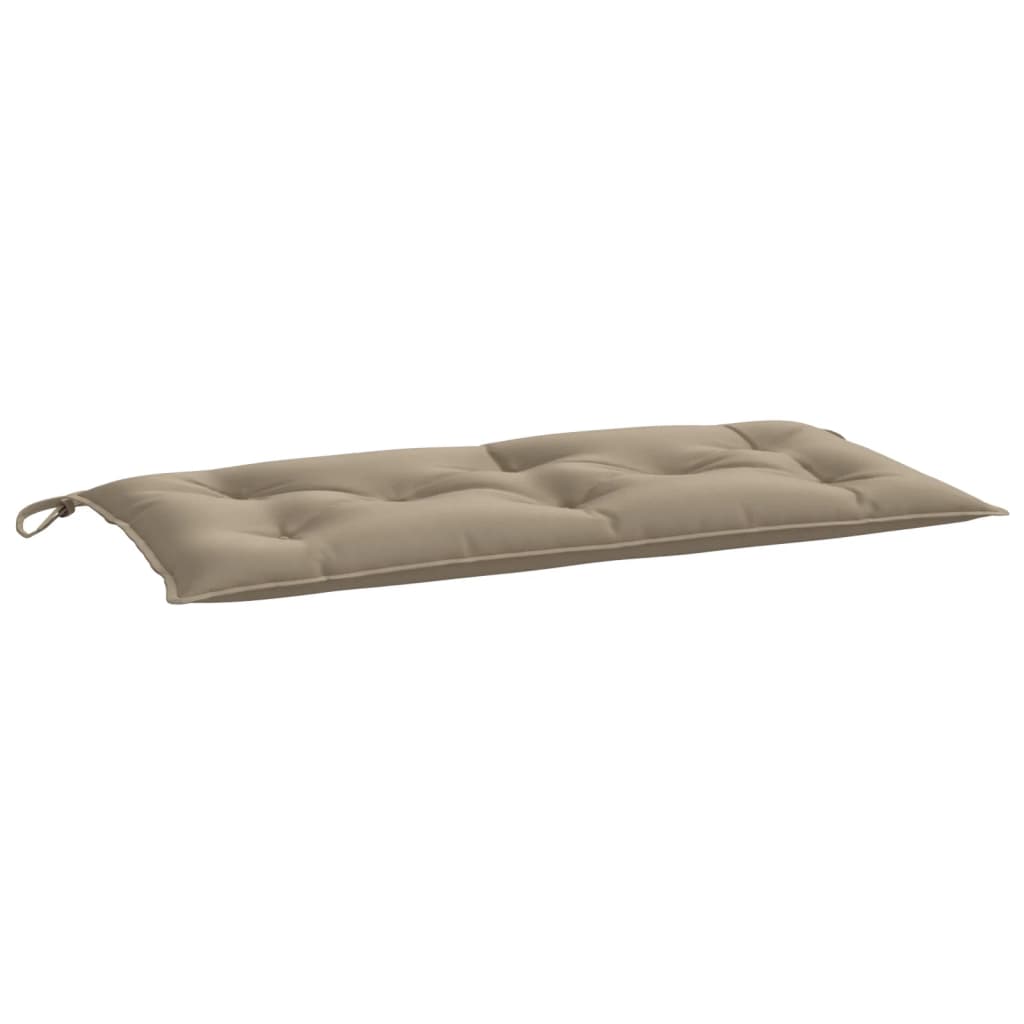 Gartenbank-Auflage Taupe 110x50x7 cm Oxford-Gewebe