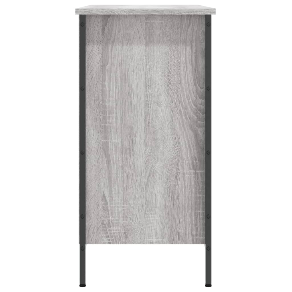 Schuhregal Grau Sonoma 100x35x70 cm Holzwerkstoff