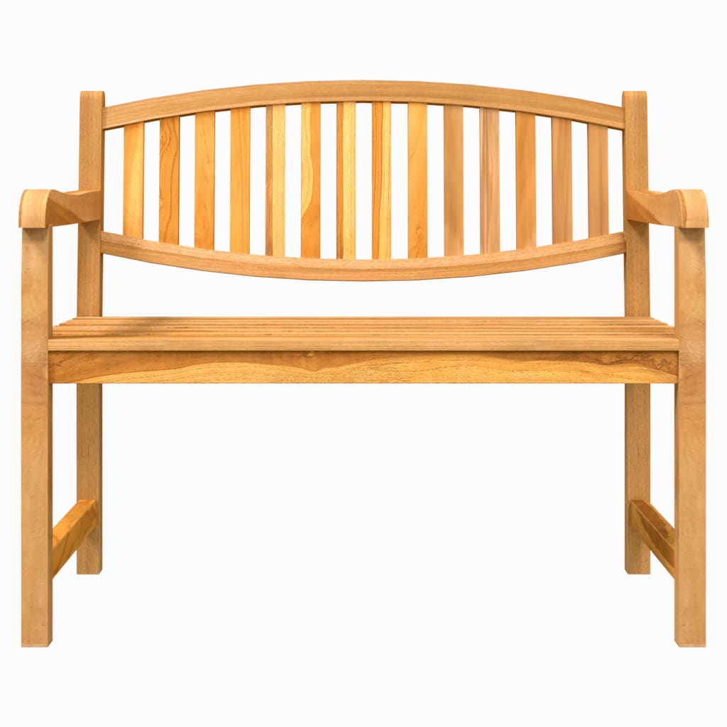 Gartenbank 114x59x87 cm Massivholz Teak