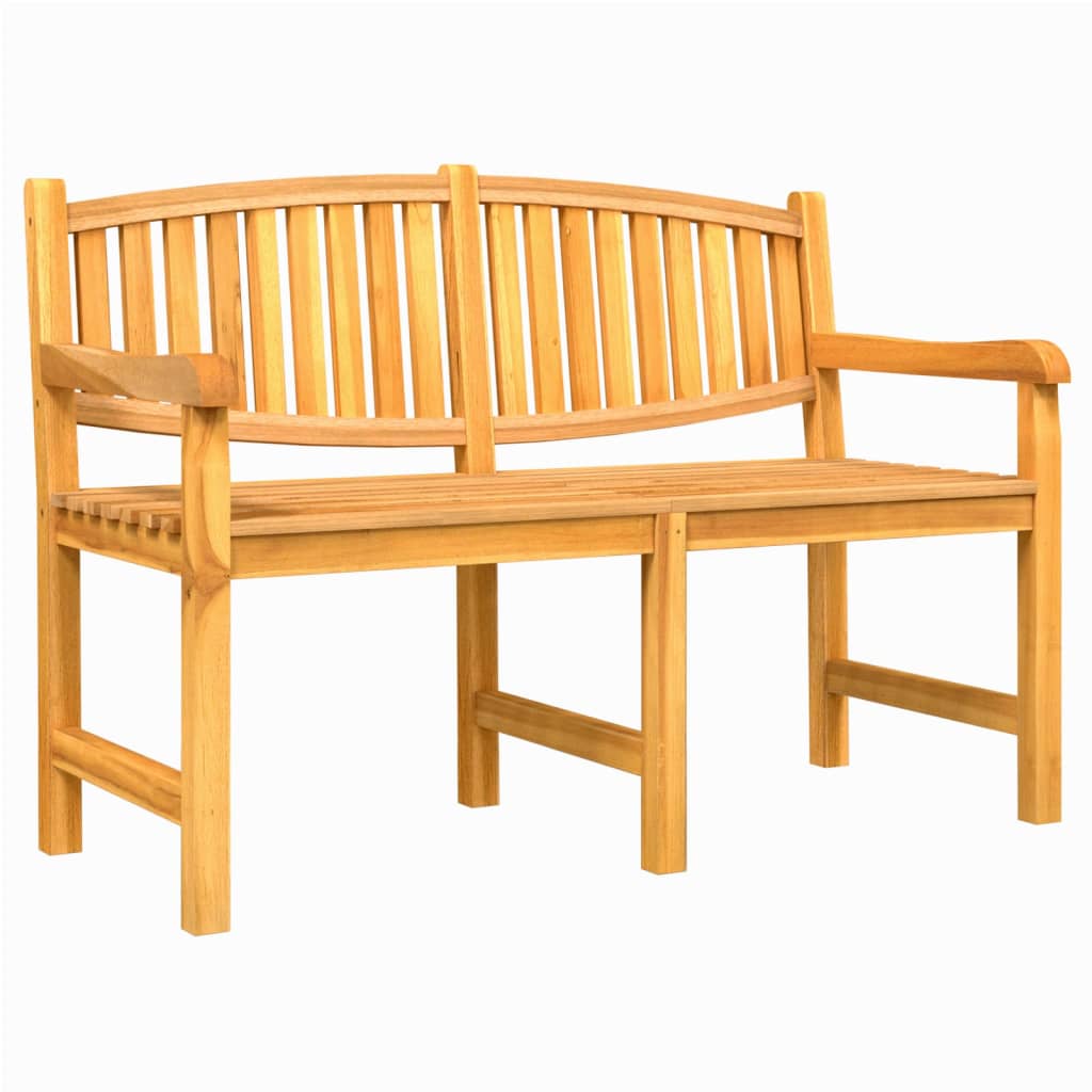 Gartenbank 149,5x60x90 cm Massivholz Teak