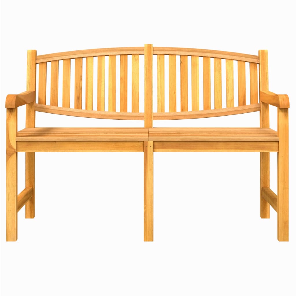 Gartenbank 149,5x60x90 cm Massivholz Teak