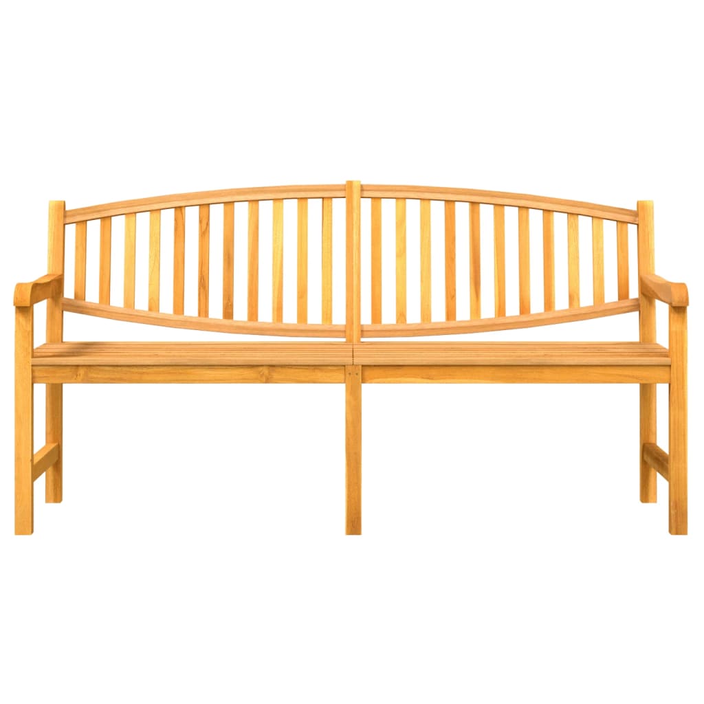 Gartenbank 179,5x60x90 cm Massivholz Teak