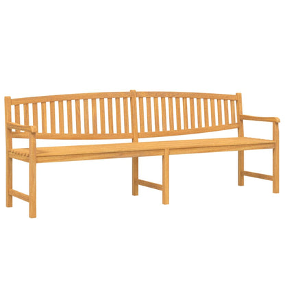 Gartenbank 228x59,5x90 cm Massivholz Teak