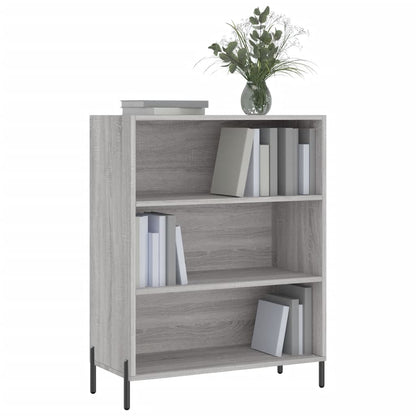 Regalschrank Grau Sonoma 69,5x32,5x90 cm Holzwerkstoff