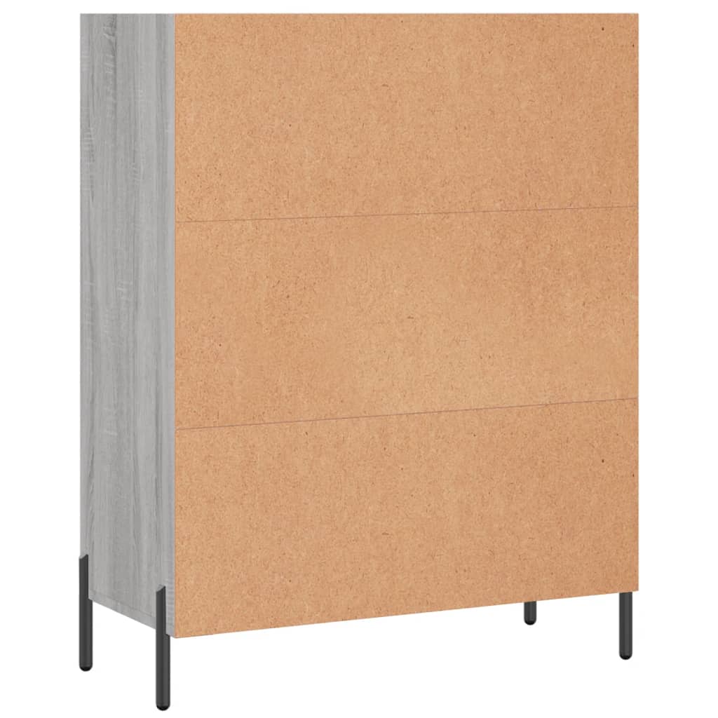 Regalschrank Grau Sonoma 69,5x32,5x90 cm Holzwerkstoff