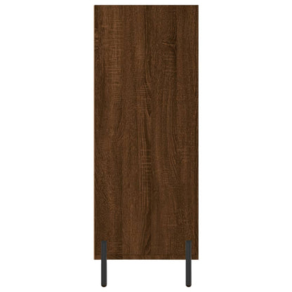 Regalschrank Braun Eichen-Optik 69,5x32,5x90 cm Holzwerkstoff