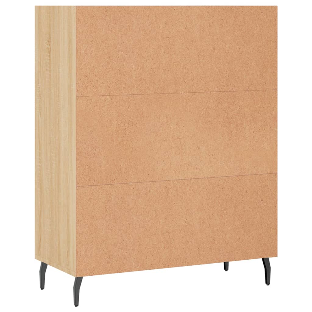 Regalschrank Sonoma-Eiche 69,5x32,5x90 cm Holzwerkstoff