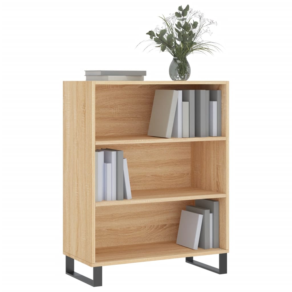 Regalschrank Sonoma-Eiche 69,5x32,5x90 cm Holzwerkstoff