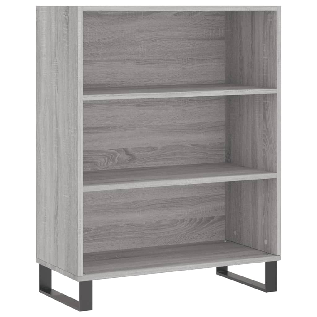 Regalschrank Grau Sonoma 69,5x32,5x90 cm Holzwerkstoff