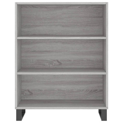 Regalschrank Grau Sonoma 69,5x32,5x90 cm Holzwerkstoff