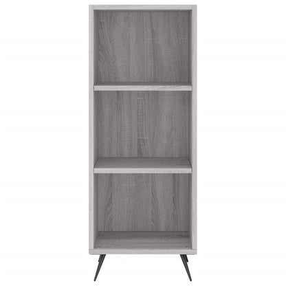 Regalschrank Grau Sonoma 34,5x32,5x90 cm Holzwerkstoff