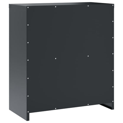 Aktenschrank Anthrazit 79x40x90 cm Stahl