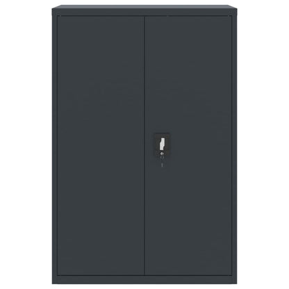 Aktenschrank Anthrazit 90x40x140 cm Stahl