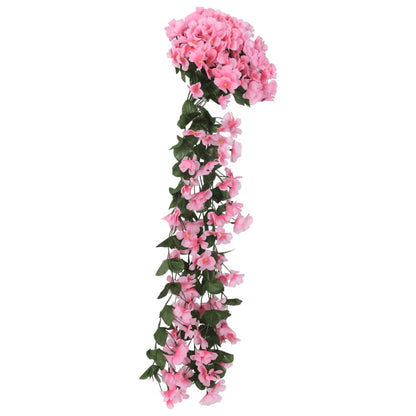 Weihnachtskränze Blumen 3 Stk. Rosa 85 cm