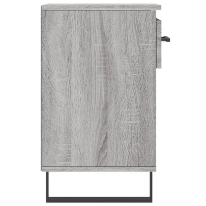 Schuhregal Grau Sonoma 102x36x60 cm Holzwerkstoff