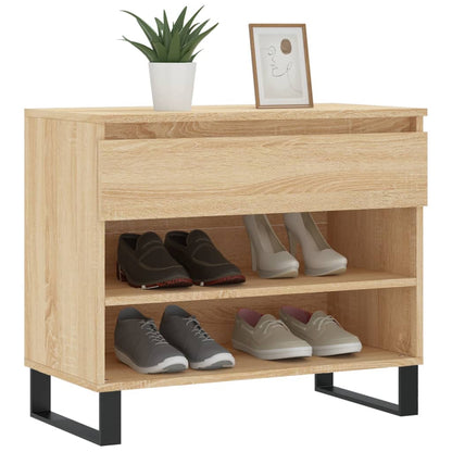 Schuhregal Sonoma-Eiche 70x36x60 cm Holzwerkstoff