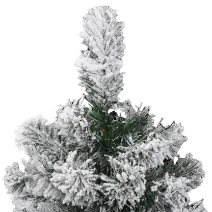 Künstlicher Weihnachtsbaum Klappbar Beschneit 120 cm