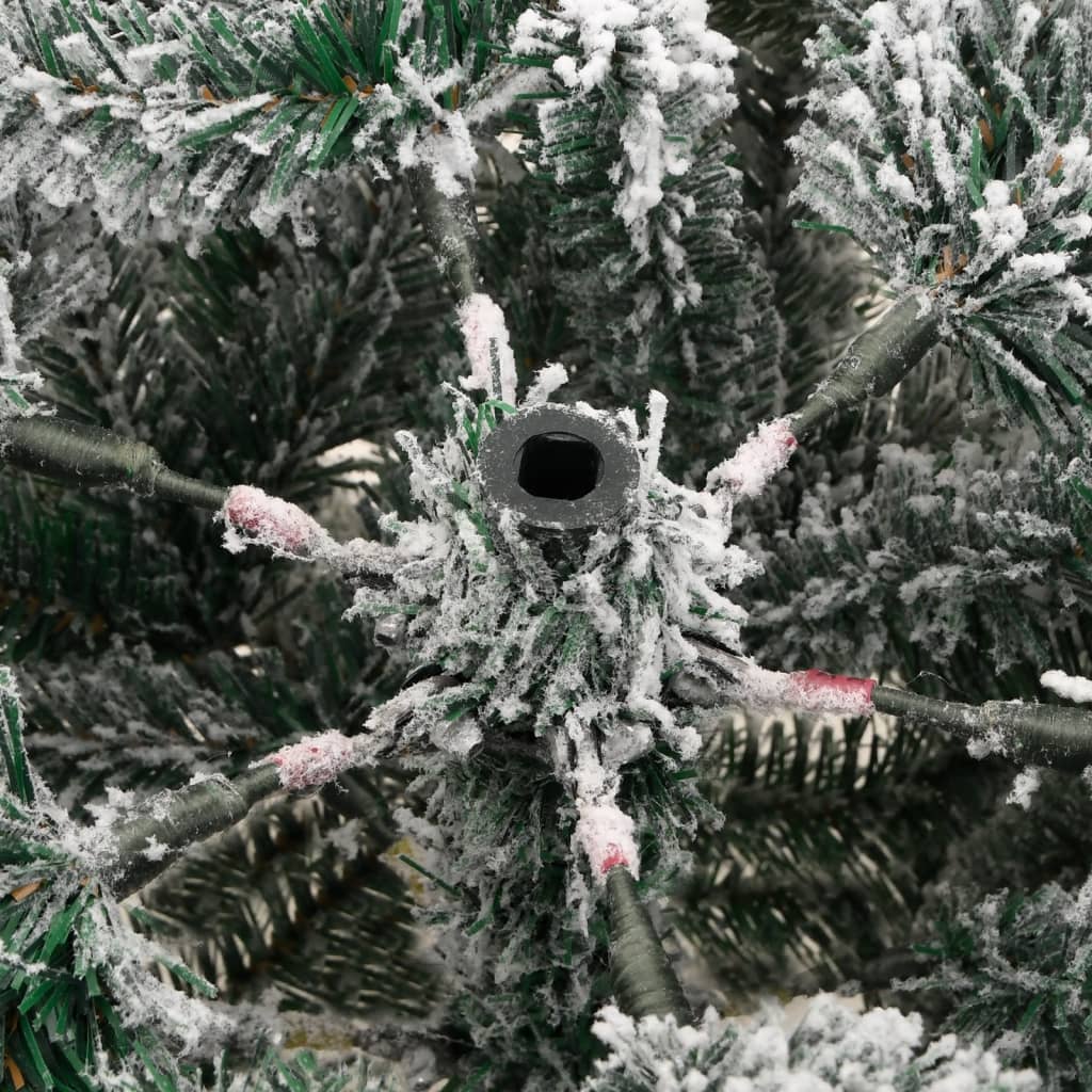 Künstlicher Weihnachtsbaum Klappbar Beschneit 120 cm