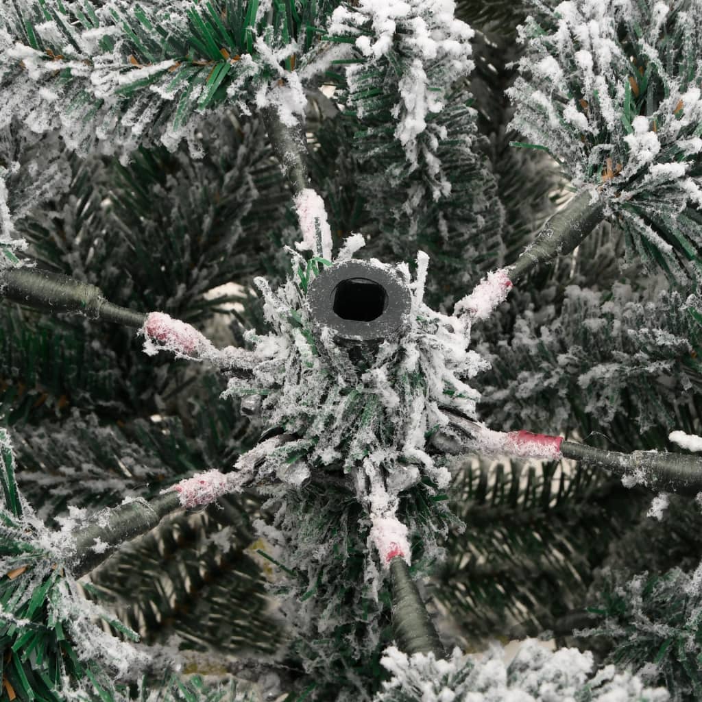 Künstlicher Weihnachtsbaum Klappbar Beschneit 150 cm