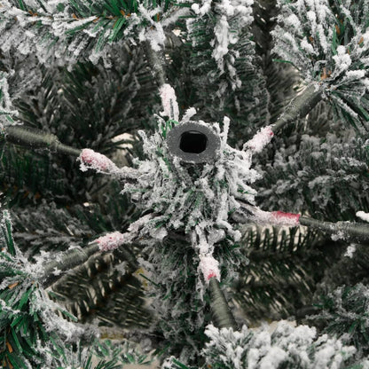 Künstlicher Weihnachtsbaum Klappbar Beschneit 180 cm