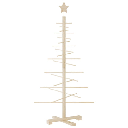 Weihnachtsbaum Holz zum Schmücken 125 cm Massivholz Kiefer