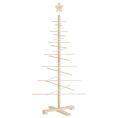 Weihnachtsbaum Holz zum Schmücken 125 cm Massivholz Kiefer