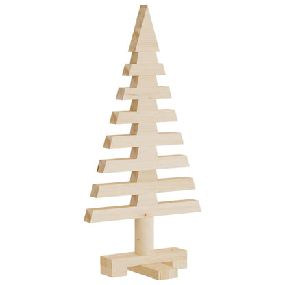 Weihnachtsbaum Holz zum Schmücken 60 cm Massivholz Kiefer