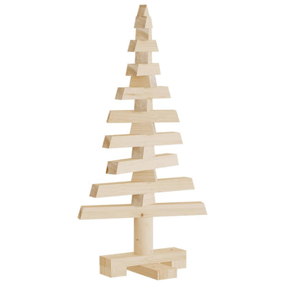 Weihnachtsbaum Holz zum Schmücken 60 cm Massivholz Kiefer