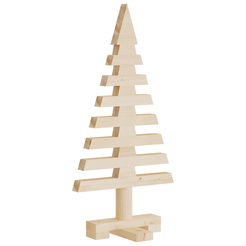 Weihnachtsbaum Holz zum Schmücken 60 cm Massivholz Kiefer