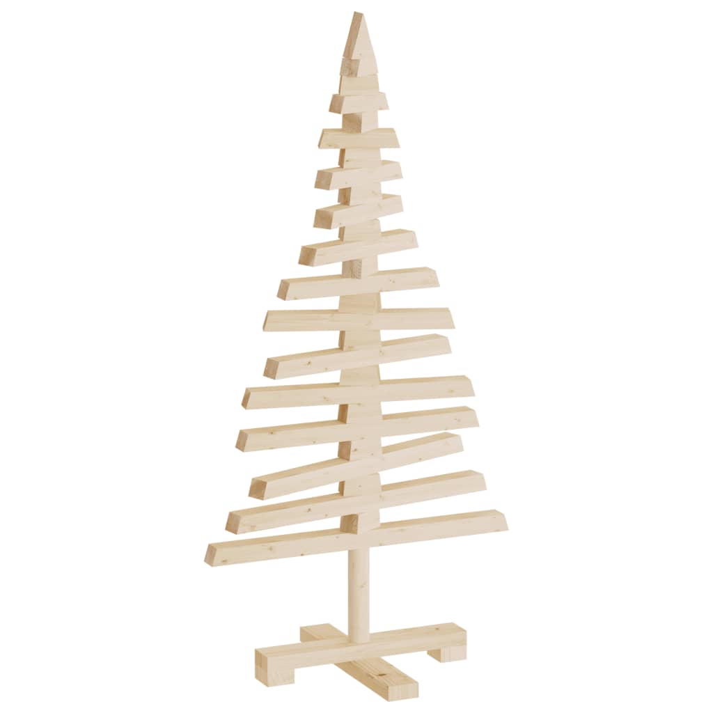 Weihnachtsbaum Holz zum Schmücken 90 cm Massivholz Kiefer