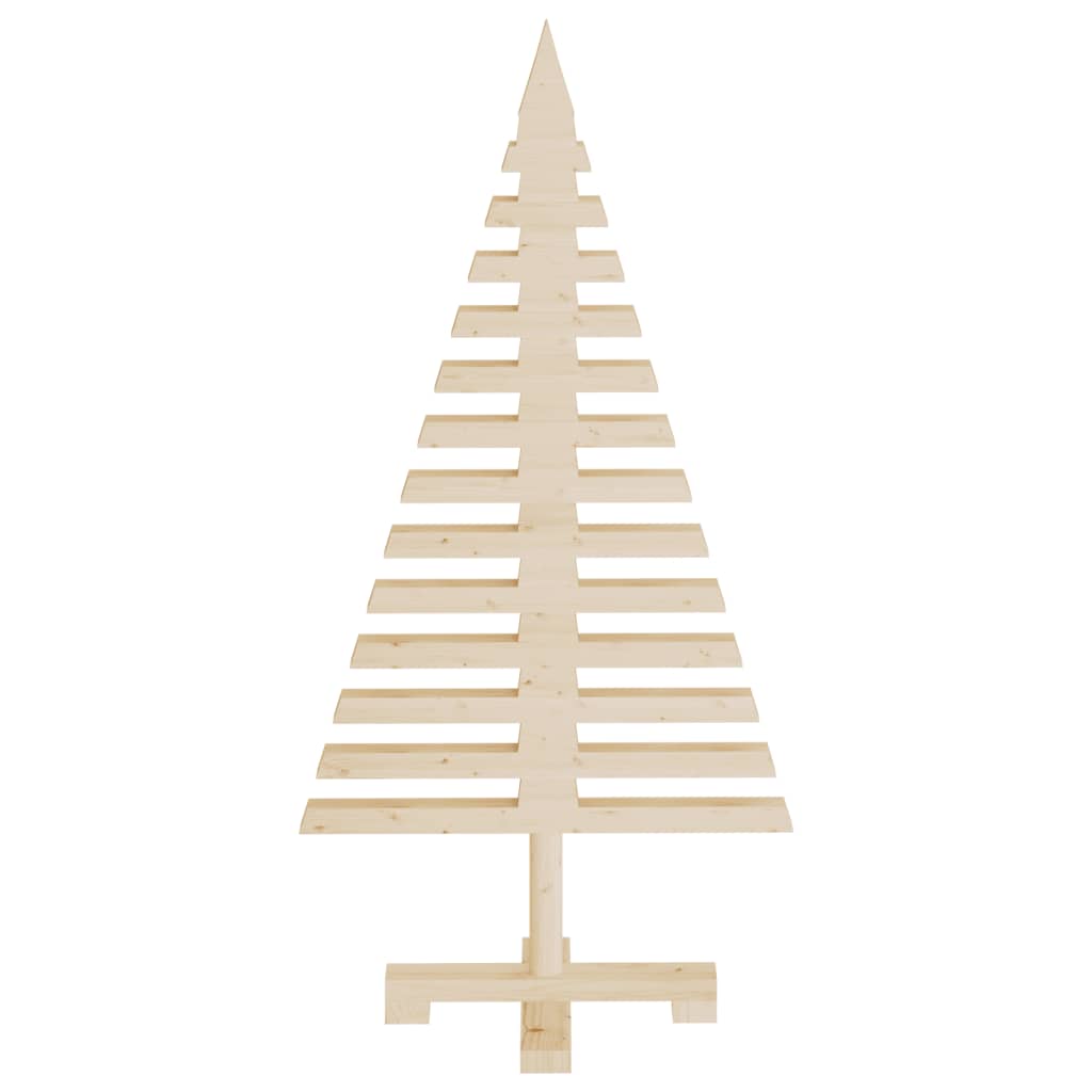 Weihnachtsbaum Holz zum Schmücken 90 cm Massivholz Kiefer