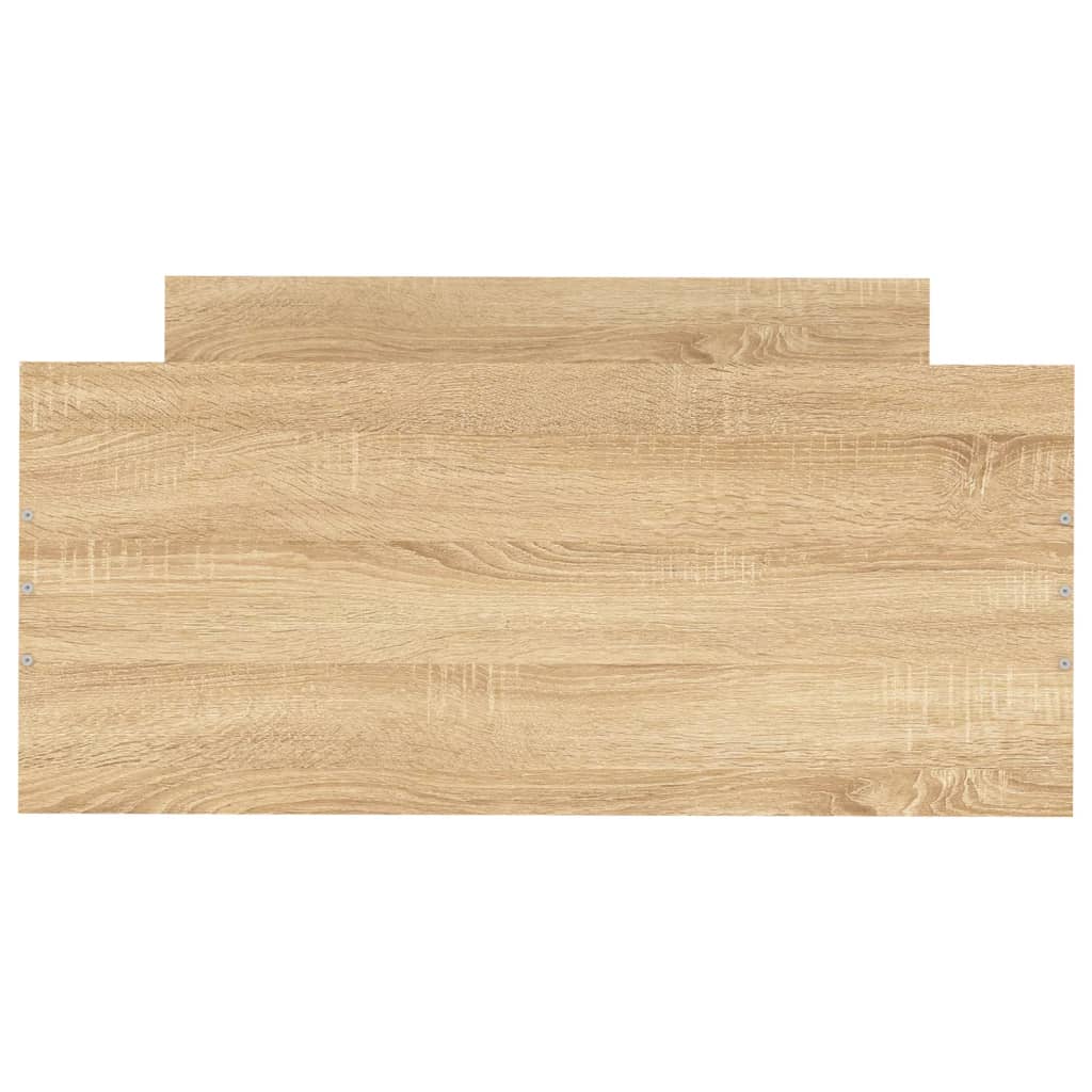 Bettgestell ohne Matratze Sonoma-Eiche 90x200 cm Holzwerkstoff