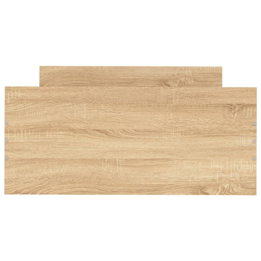 Bettgestell ohne Matratze Sonoma-Eiche 100x200 cm Holzwerkstoff