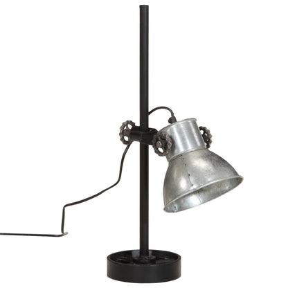 Schreibtischlampe 25 W Vintage-Silber 15x15x55 cm E27