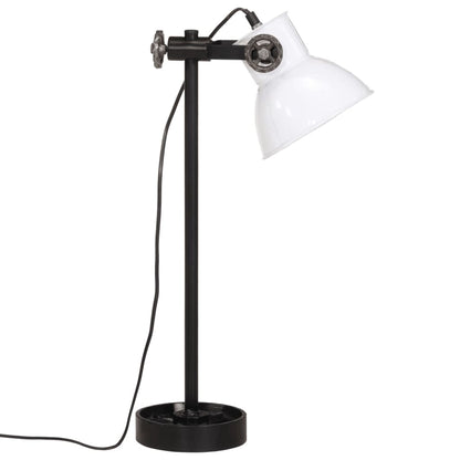 Schreibtischlampe 25 W Weiß 15x15x55 cm E27